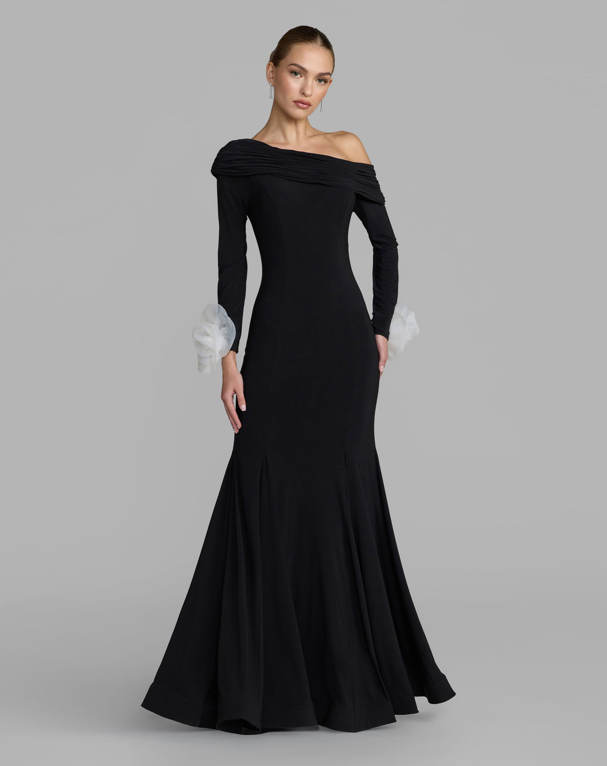Mac Duggal 50134 - Black Ivory