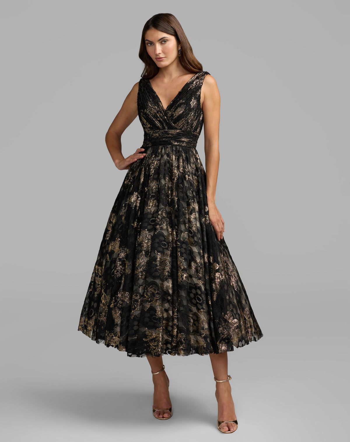 Mac Duggal 50186 - Black Gold