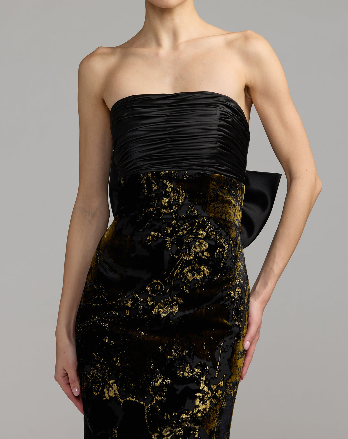 Mac Duggal 50218 - Black Gold
