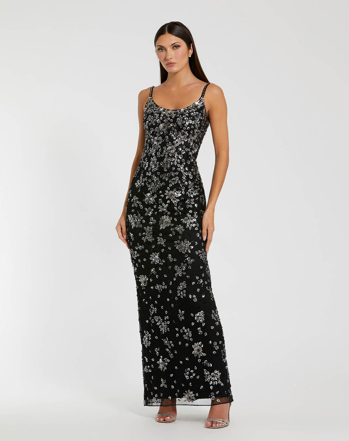 Mac Duggal 5477 - Black Silver