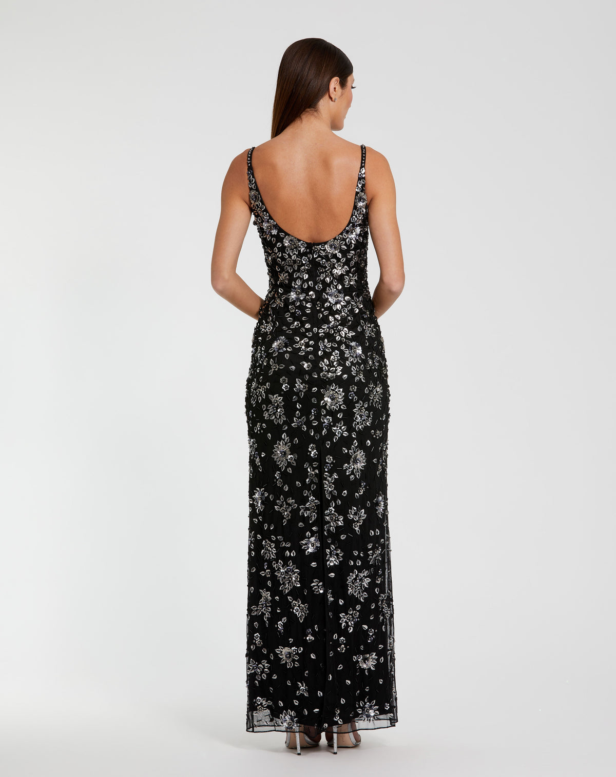 Mac Duggal 5477 - Black Silver