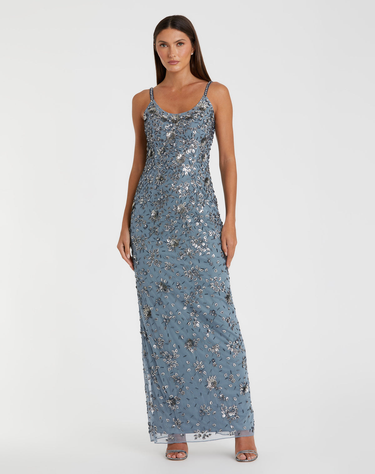 Mac Duggal 5477 - Slate Grey