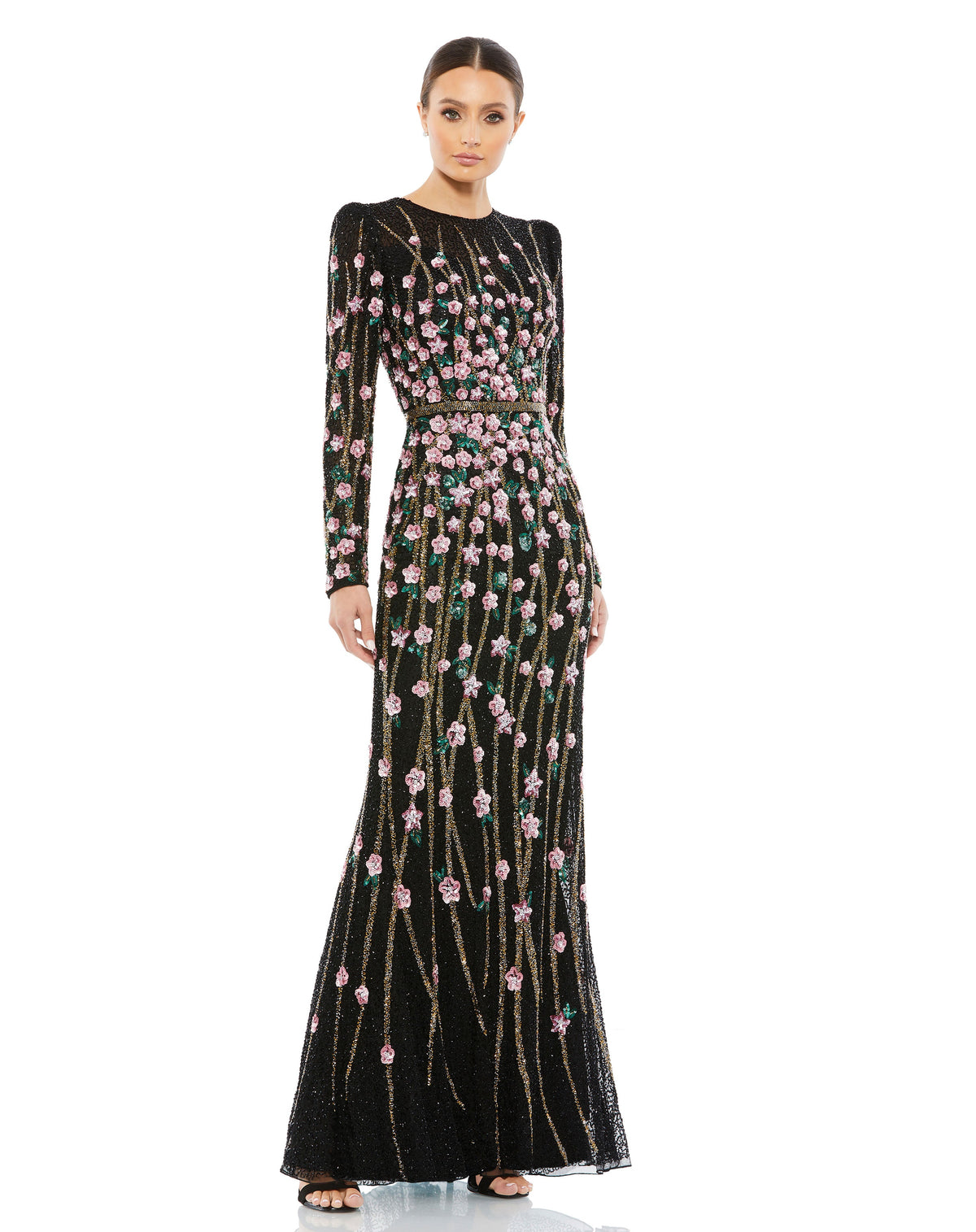 Mac Duggal 5492 - Black Multi