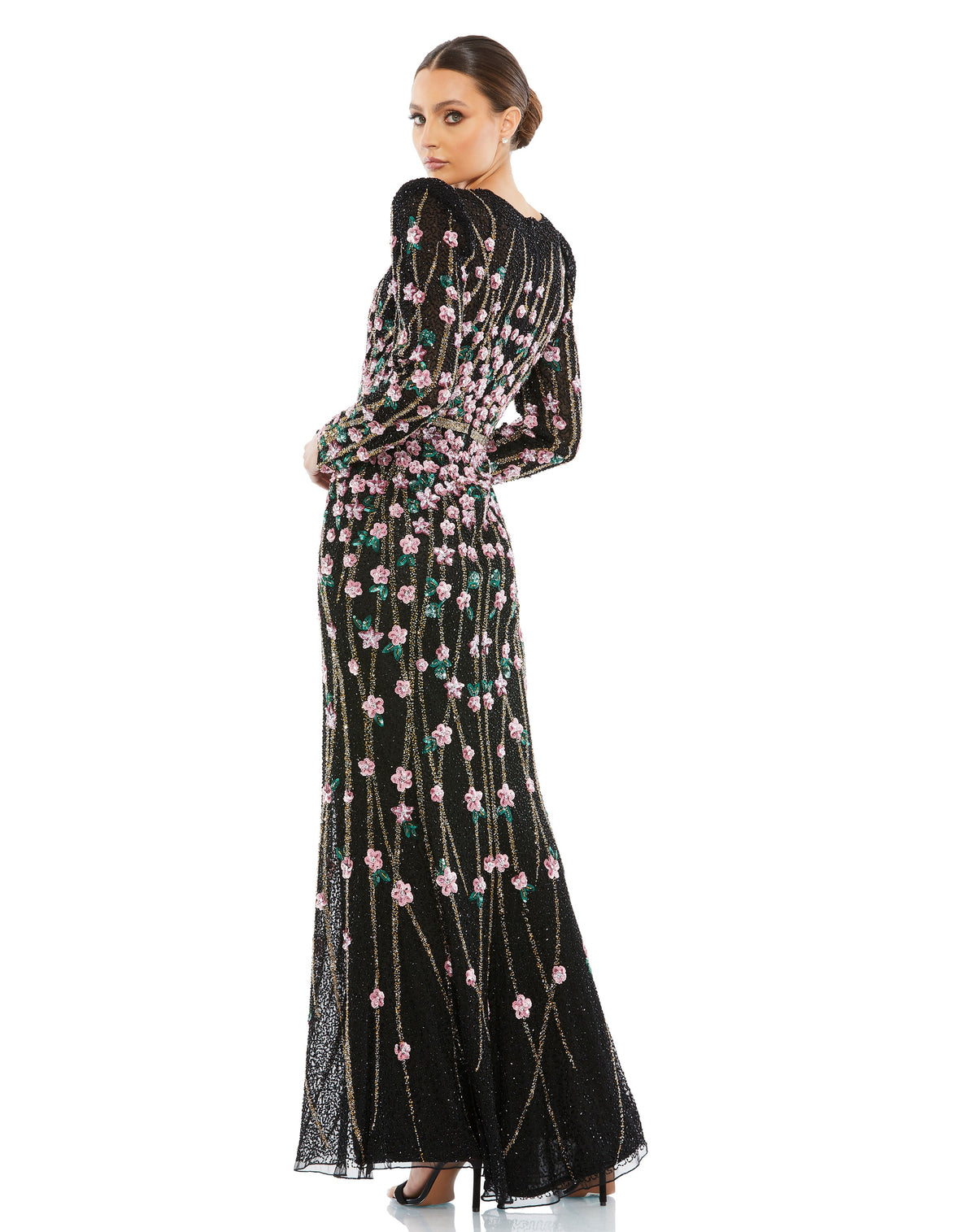 Mac Duggal 5492 - Black Multi