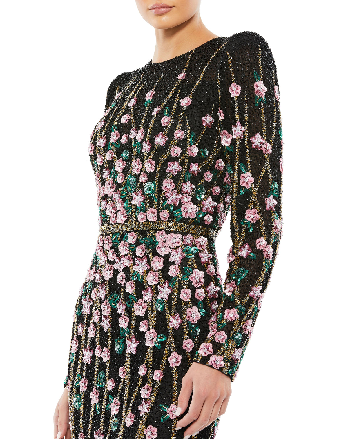 Mac Duggal 5492 - Black Multi