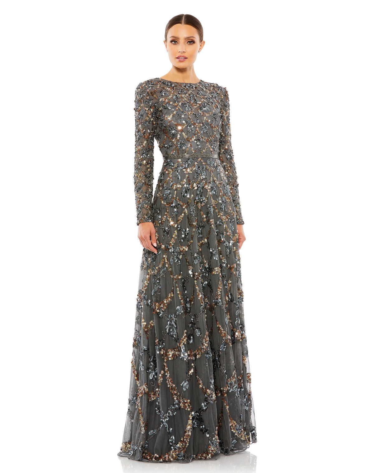 Mac Duggal 5496 - Charcoal