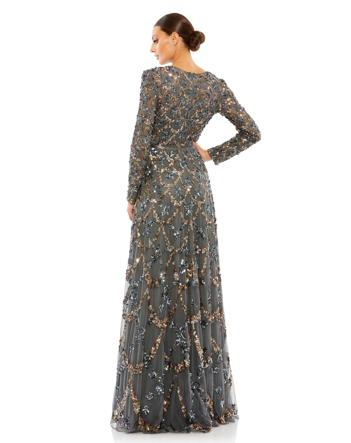 Mac Duggal 5496 - Charcoal