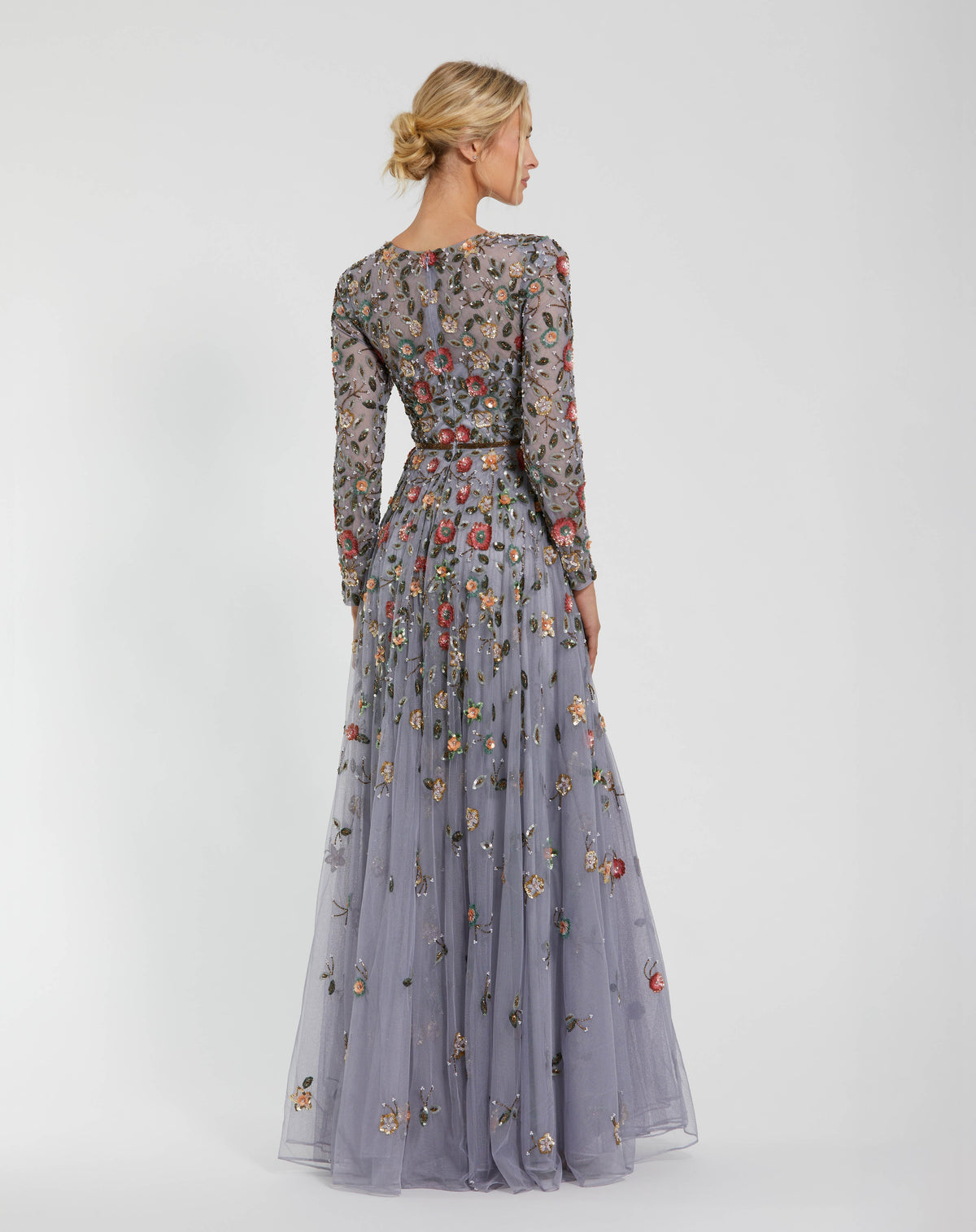 Mac Duggal 5533 - Grey Multi