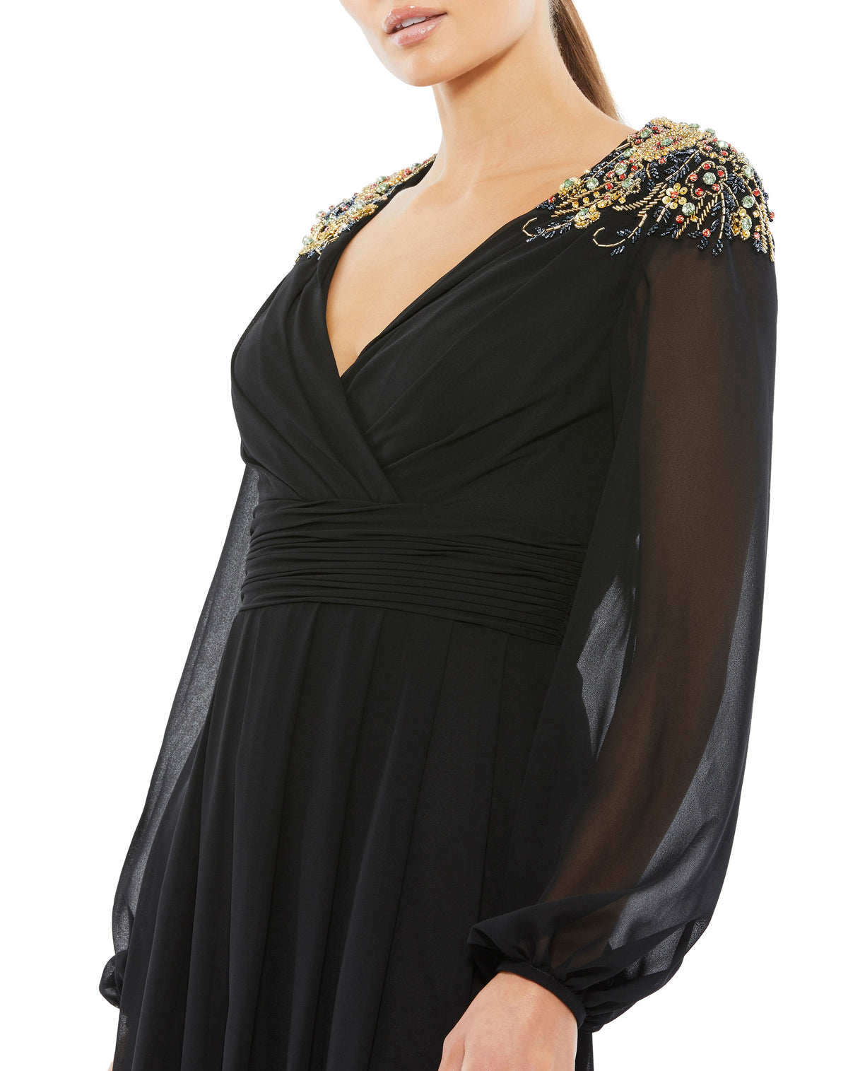 Mac Duggal 55694 - Black Gold