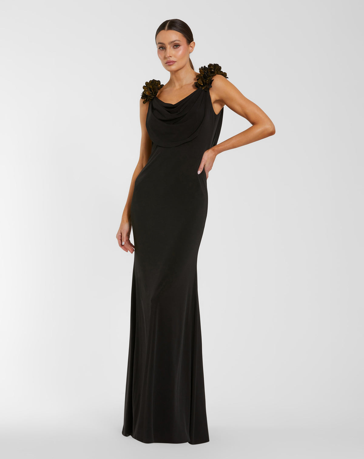 Mac Duggal 56195 - Black Gold