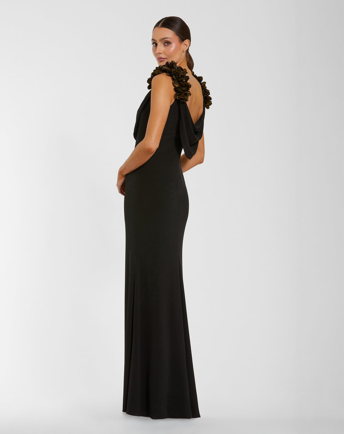 Mac Duggal 56195 - Black Gold
