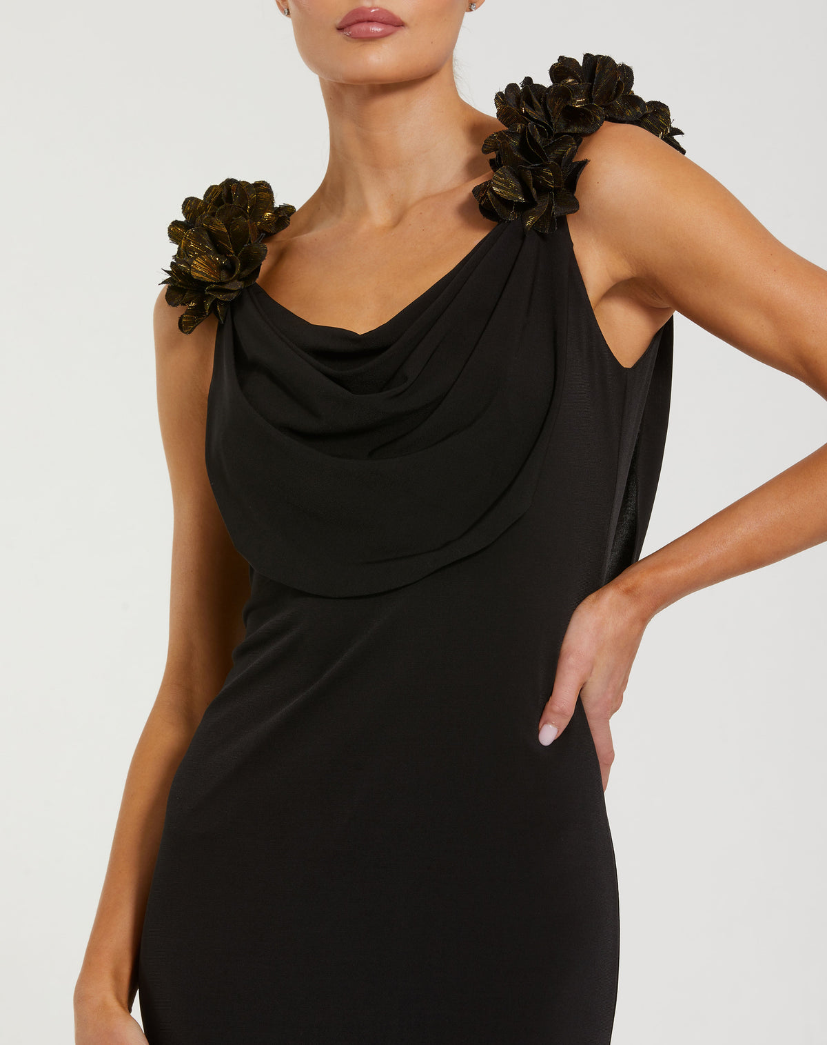 Mac Duggal 56195 - Black Gold