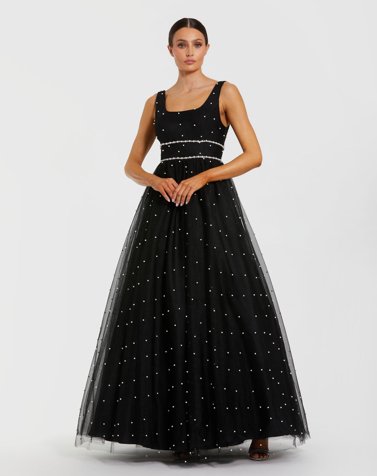 Mac Duggal 56204 - Black Ivory