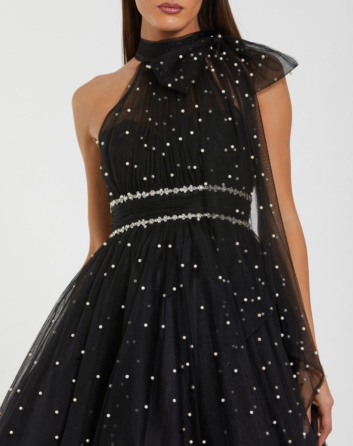 Mac Duggal 56205 - Black Ivory