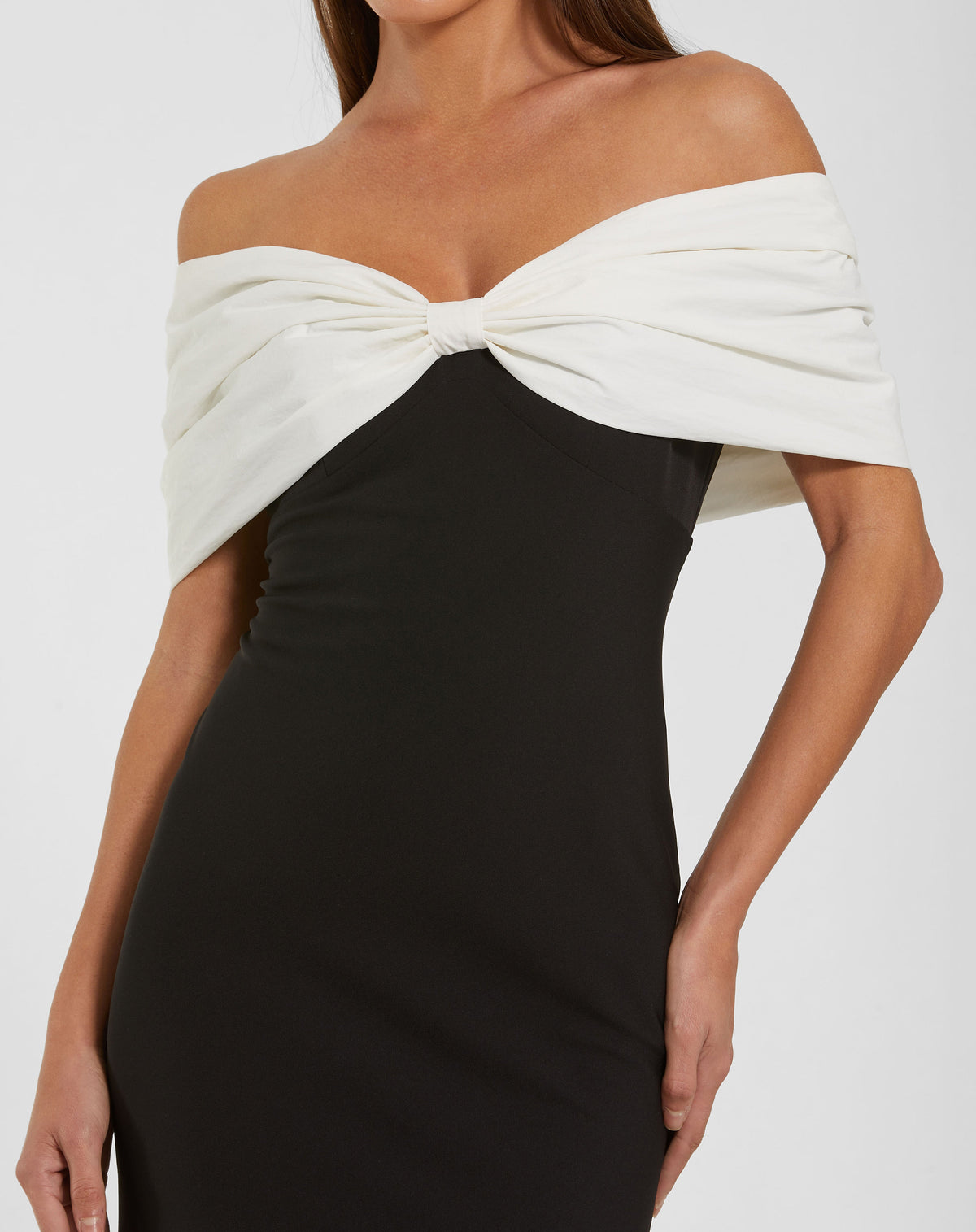 Mac Duggal 56232 - Black Ivory