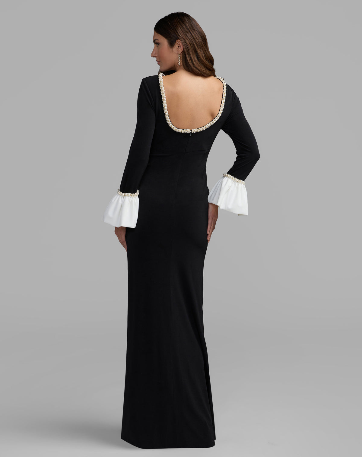 Mac Duggal 56234 - Black Ivory