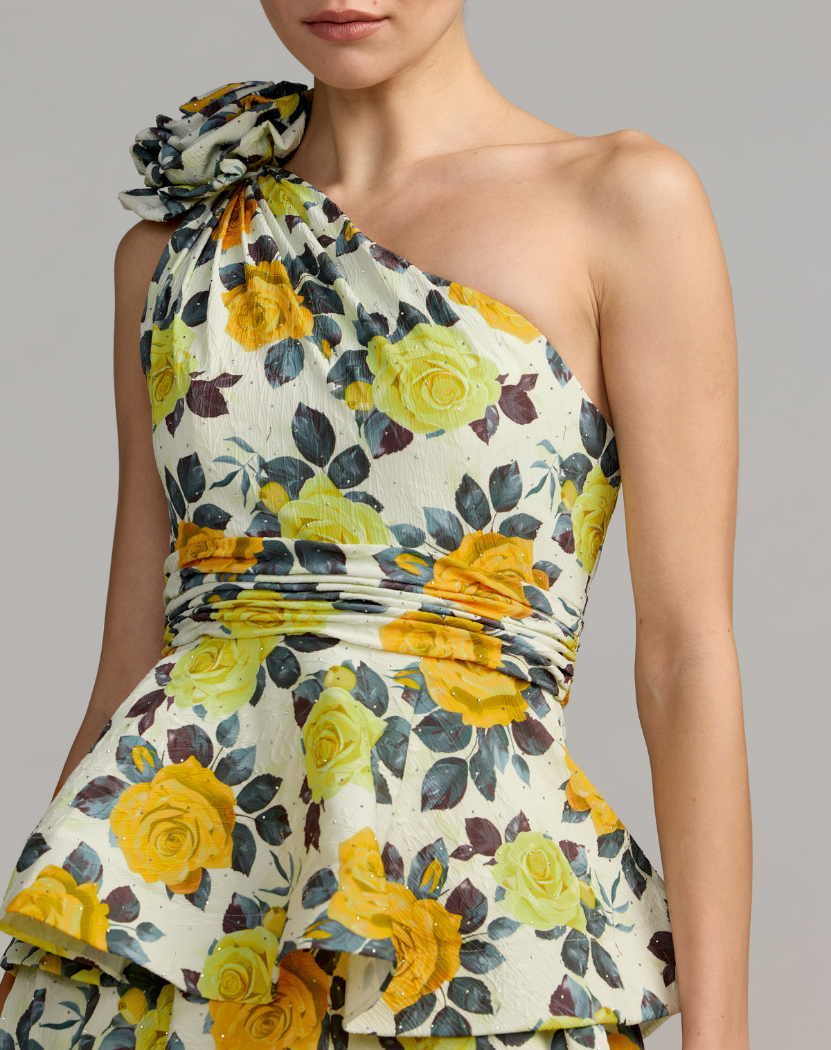 Mac Duggal 56314 - Yellow Rose