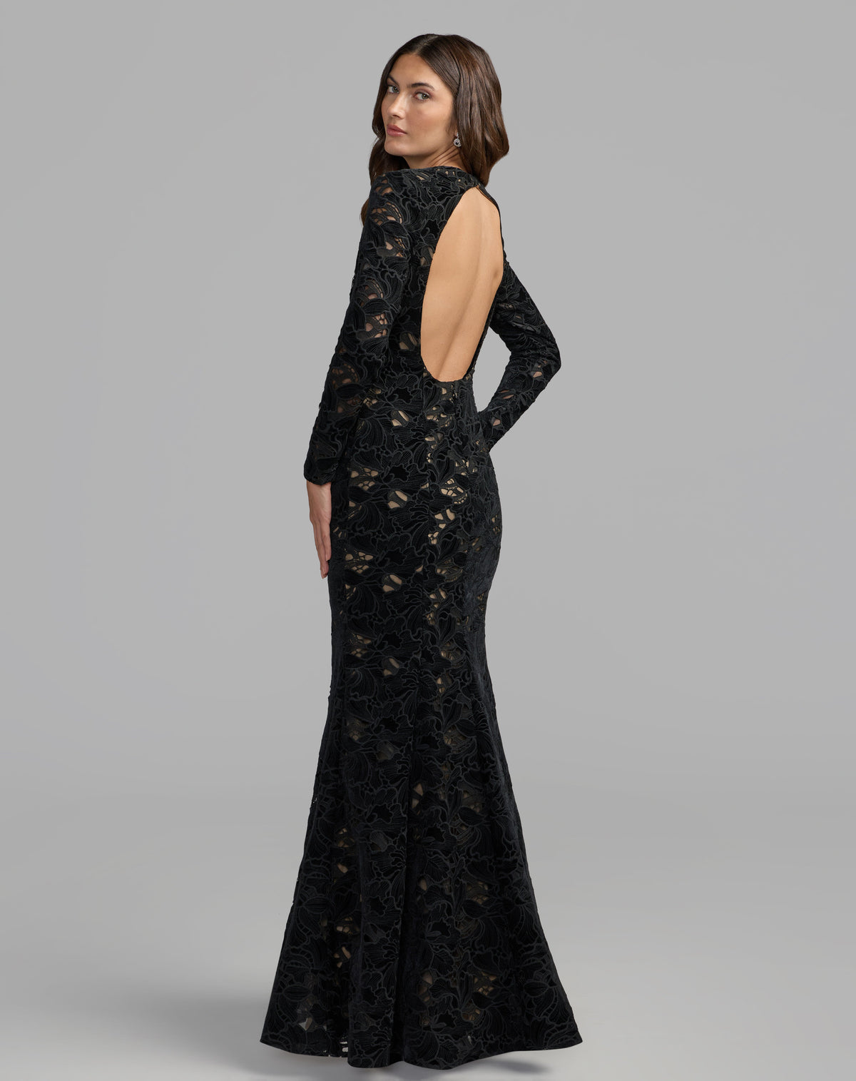 Mac Duggal 56436 - Black Nude