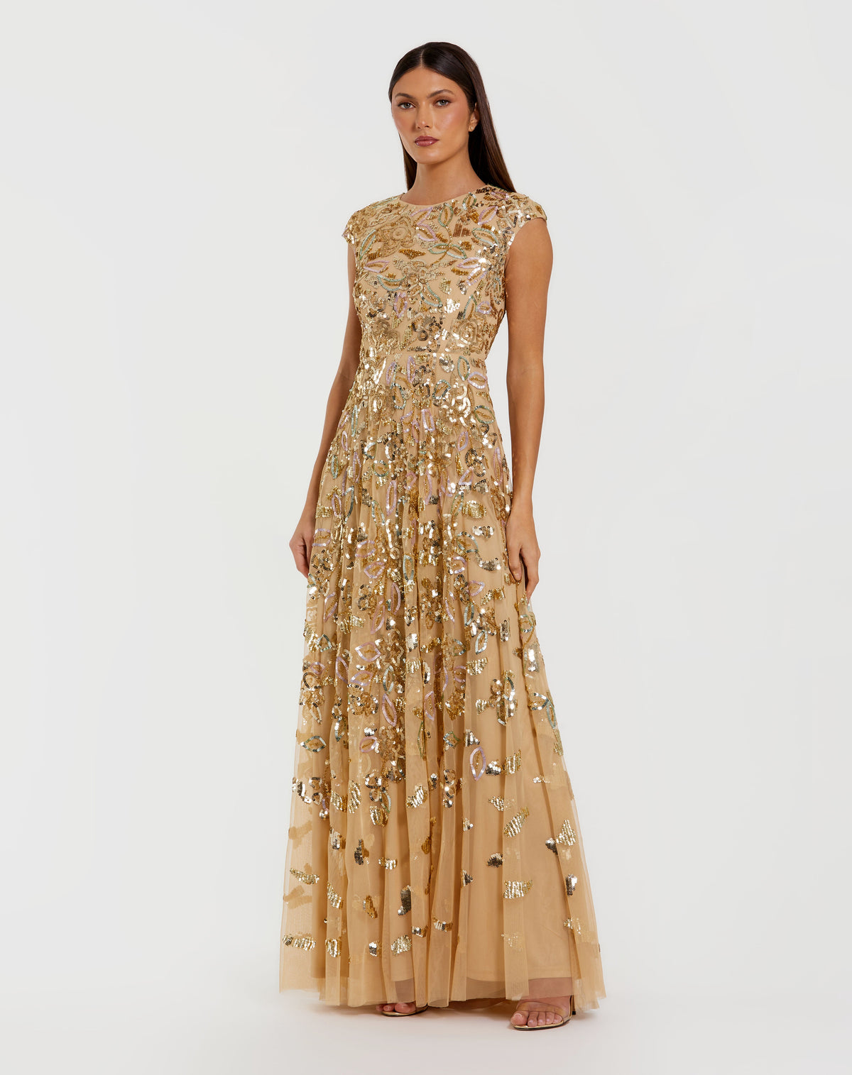 Mac Duggal 5647 - Gold Multi