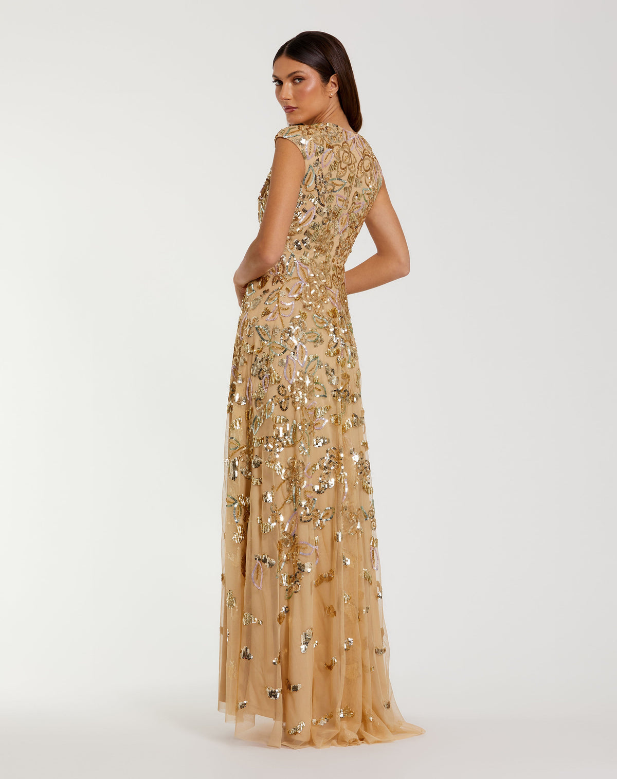 Mac Duggal 5647 - Gold Multi