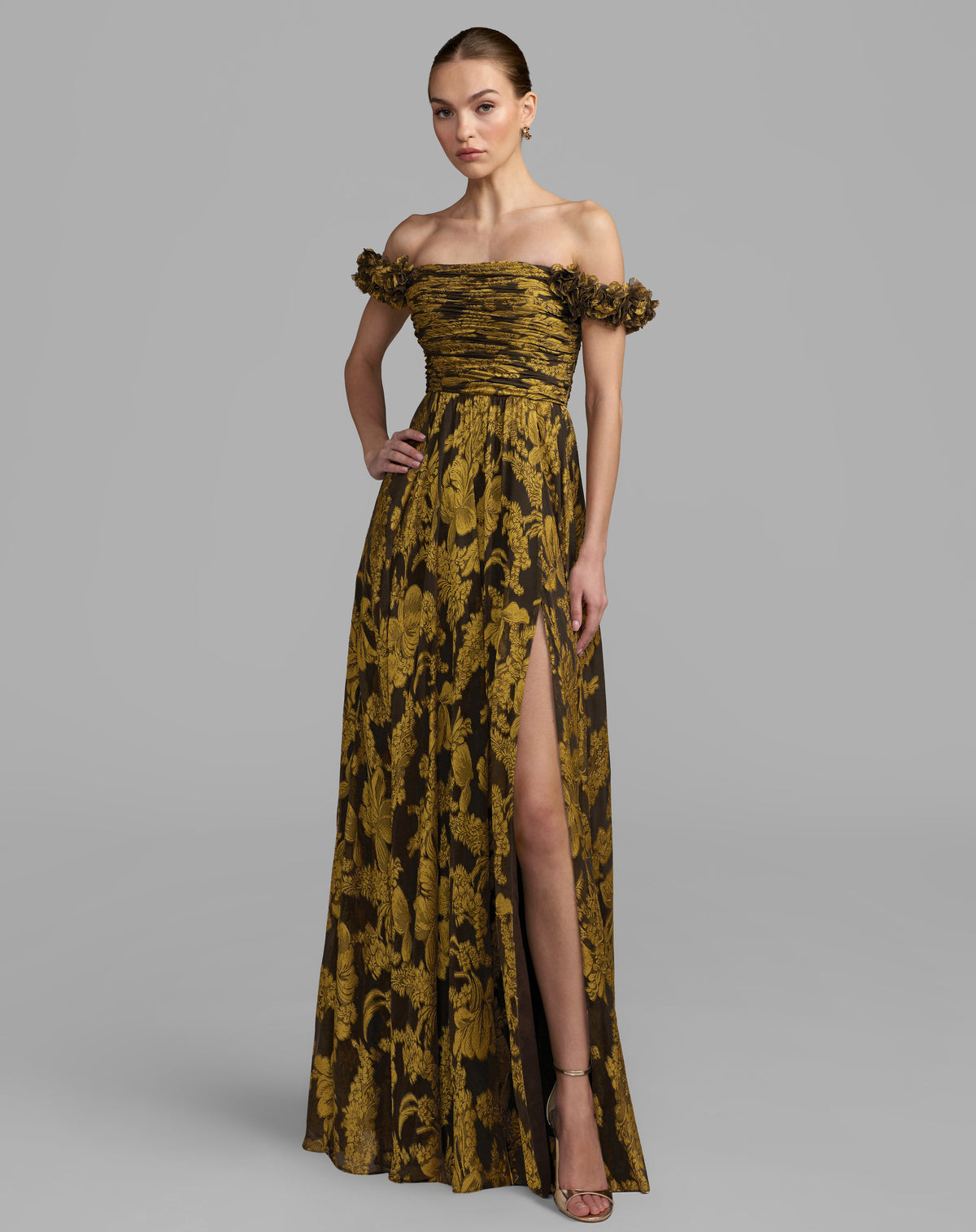 Mac Duggal 56492 - Yellow Multi
