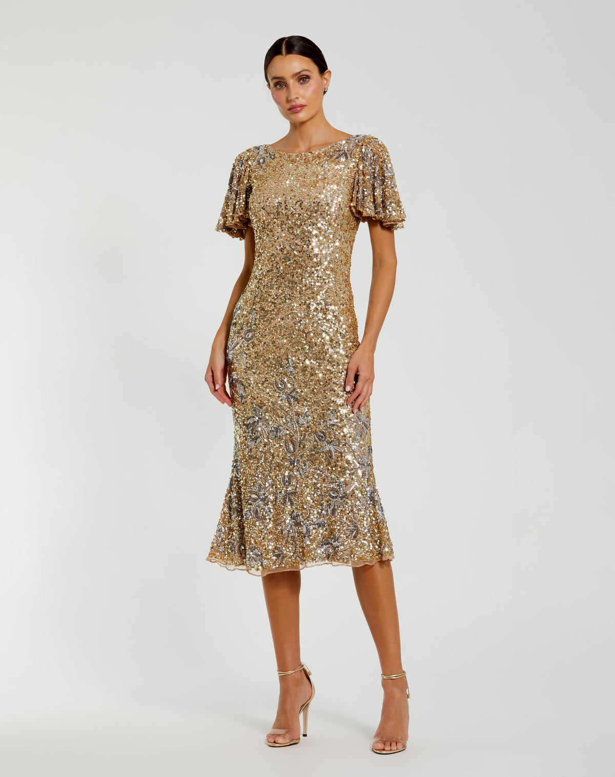 Mac Duggal 6118 - Nude Gold