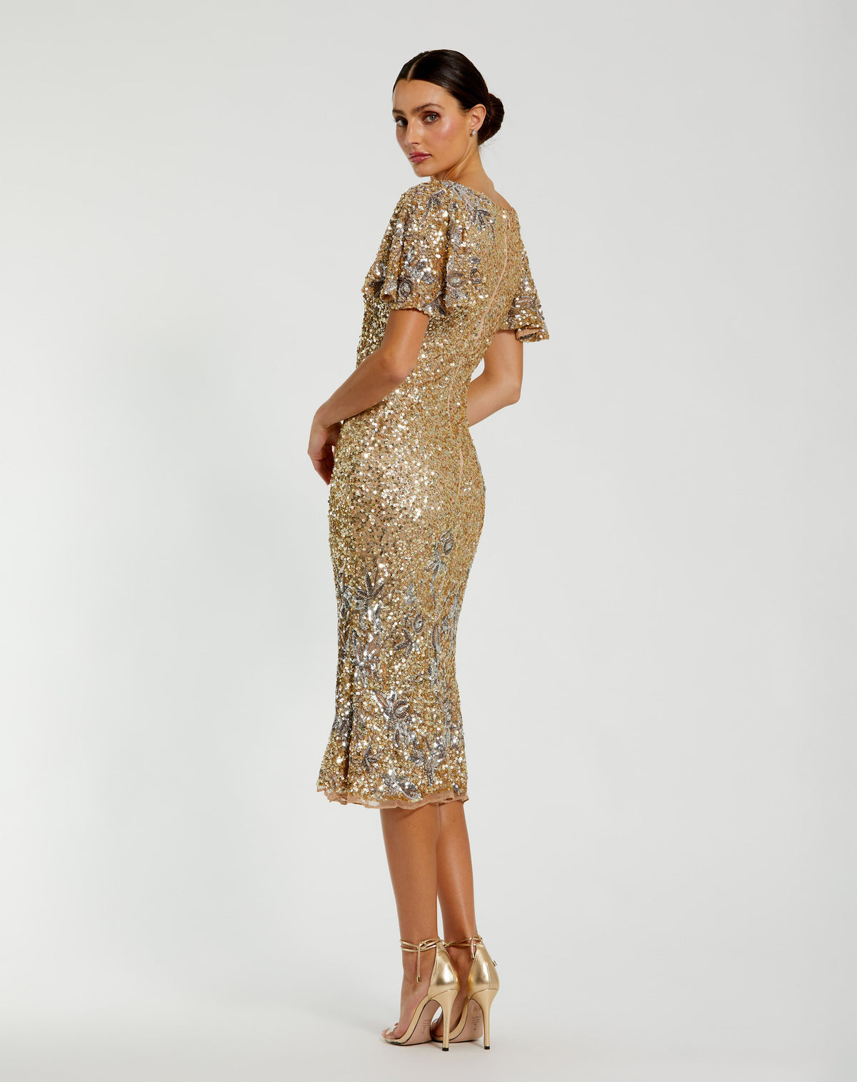 Mac Duggal 6118 - Nude Gold