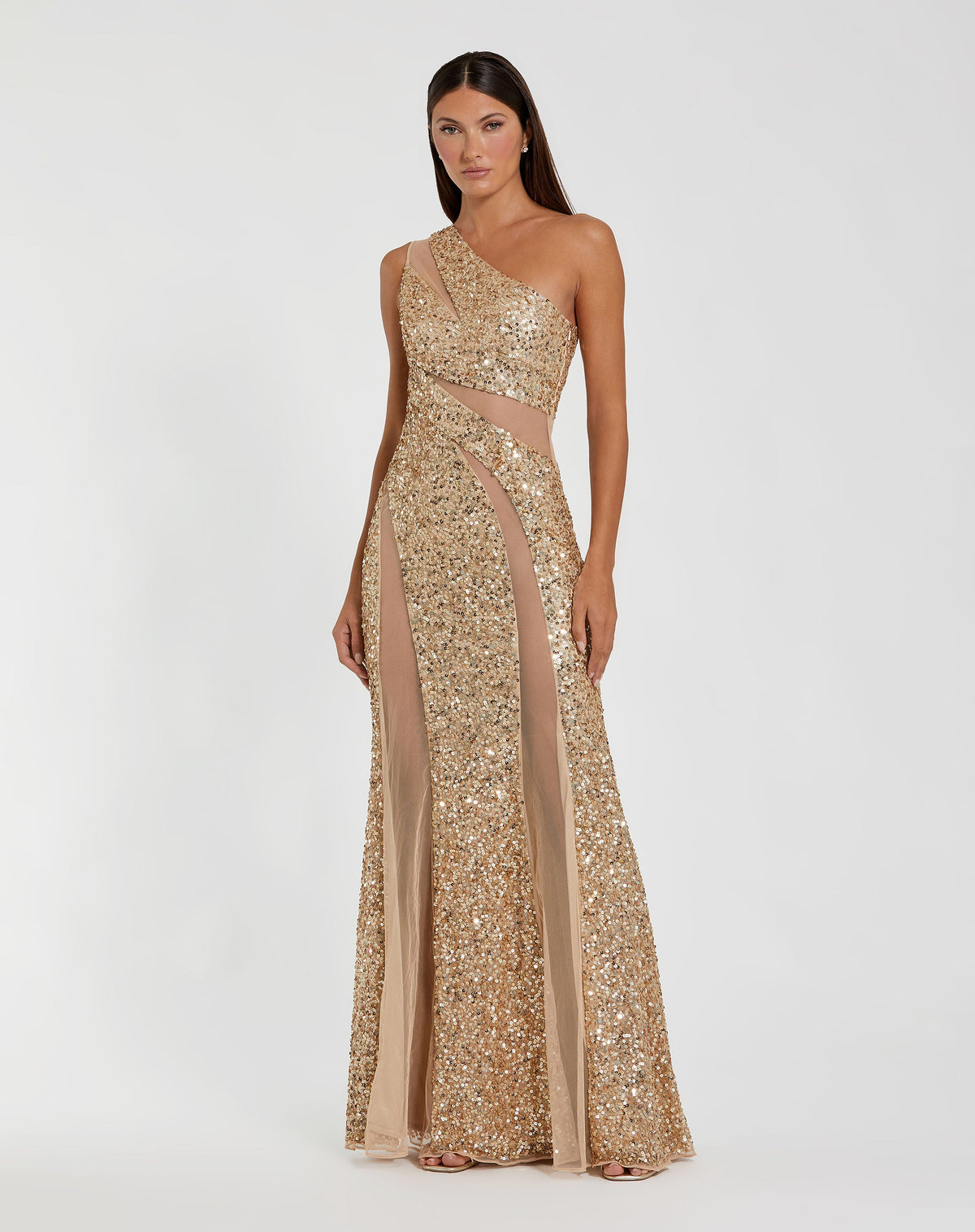 Mac Duggal 6167 - Nude Gold