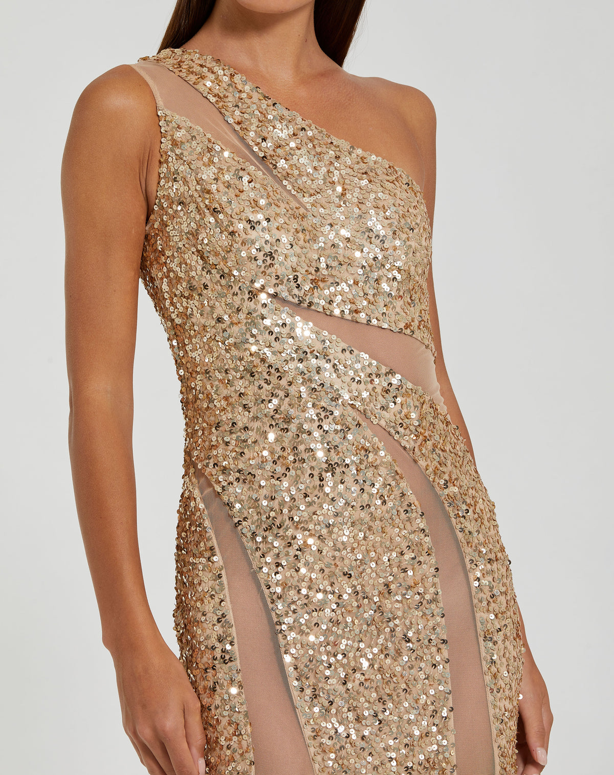 Mac Duggal 6167 - Nude Gold