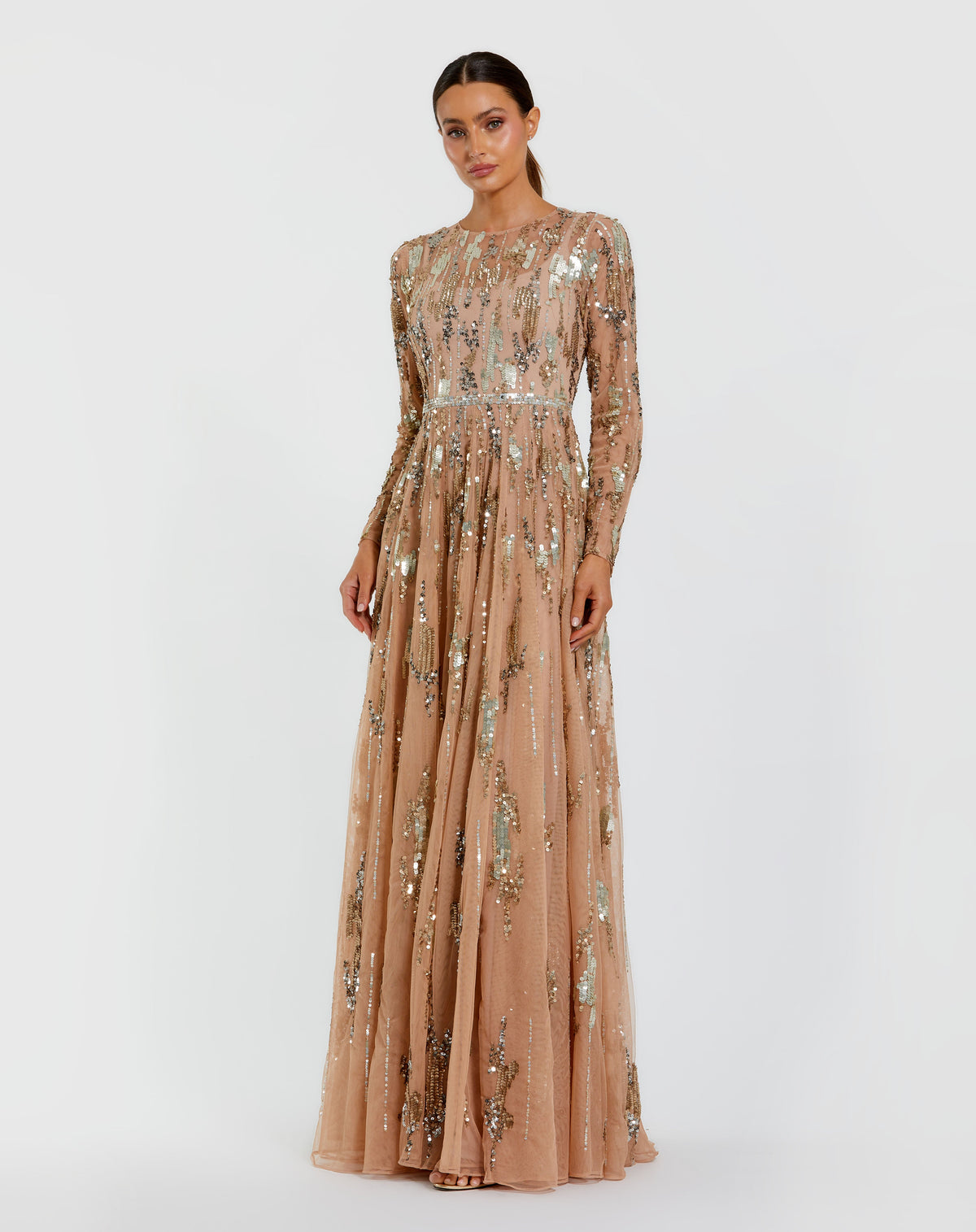 Mac Duggal 6181 - Taupe