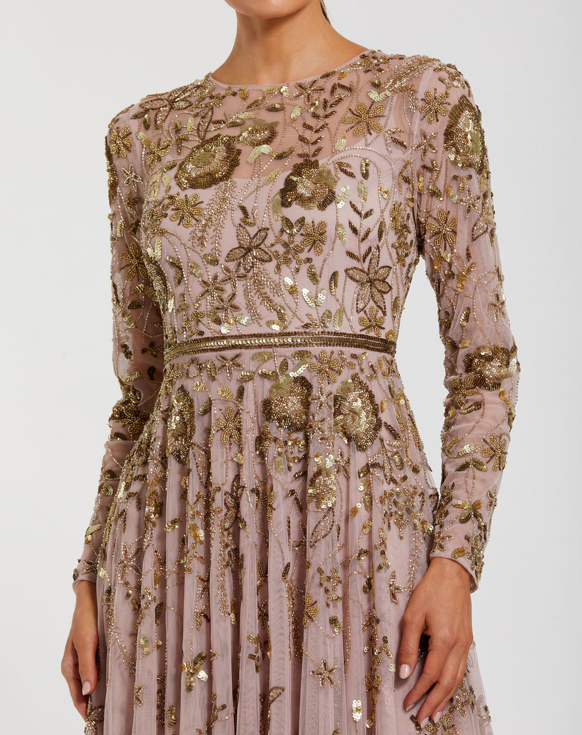 Mac Duggal 6182 - Mocha Multi