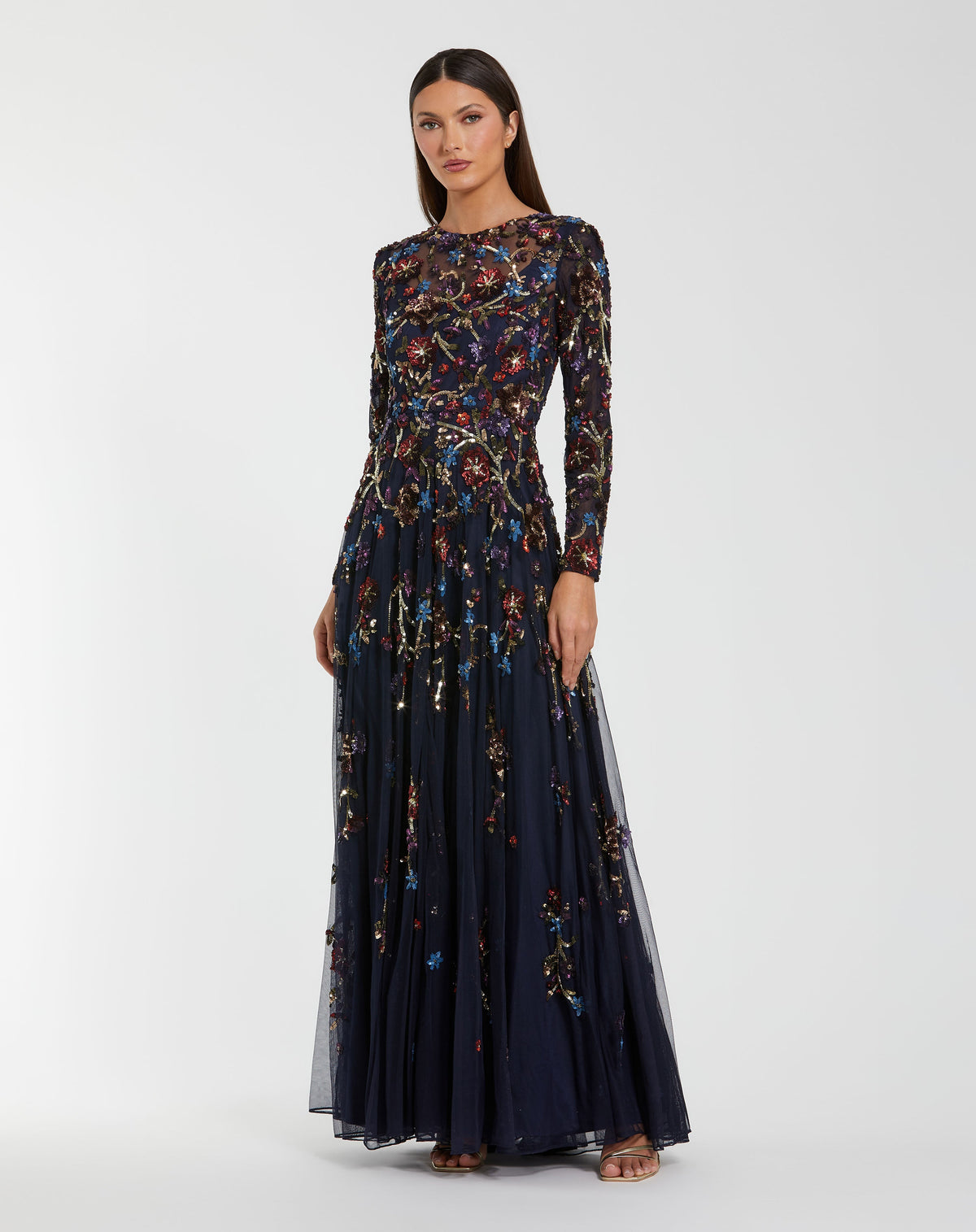 Mac Duggal 6198 - Midnight Multi