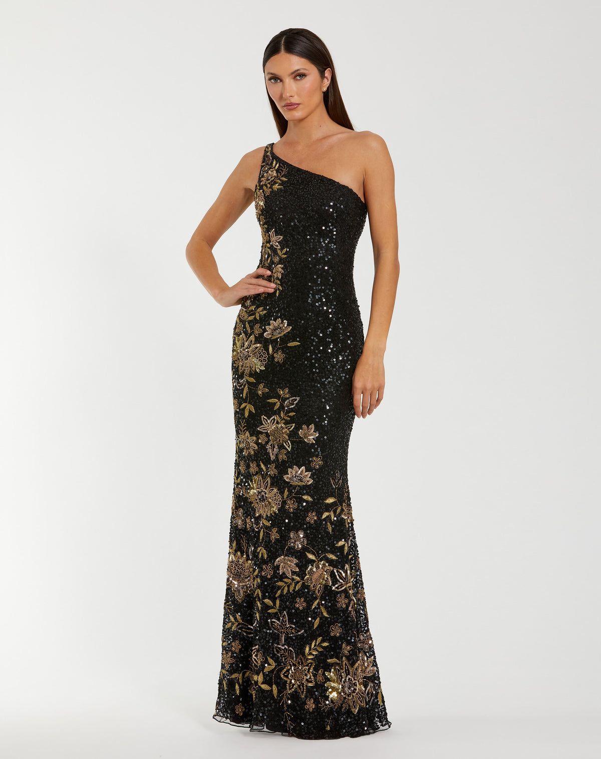 Mac Duggal 6199 - Black Gold