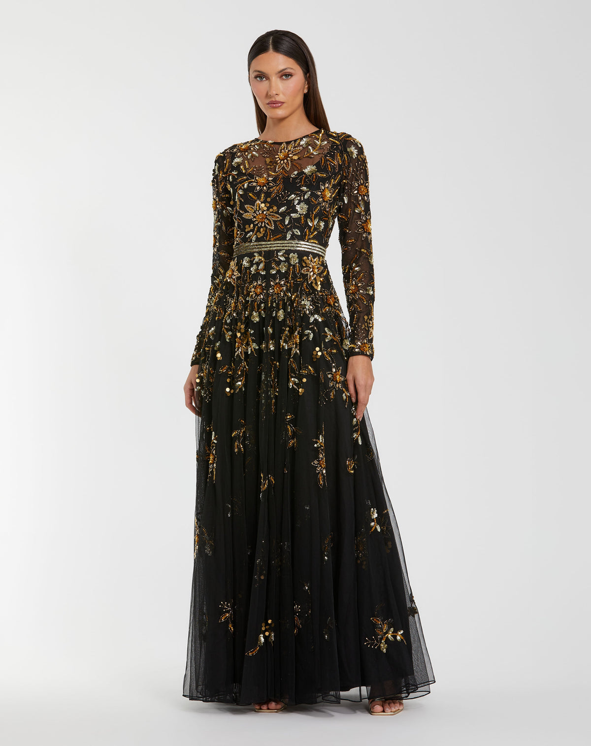 Mac Duggal 6200 - Black Gold