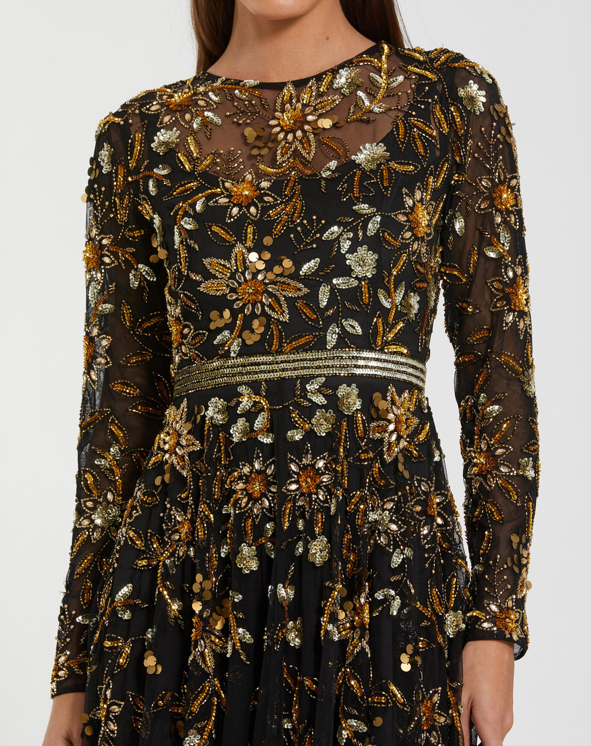 Mac Duggal 6200 - Black Gold