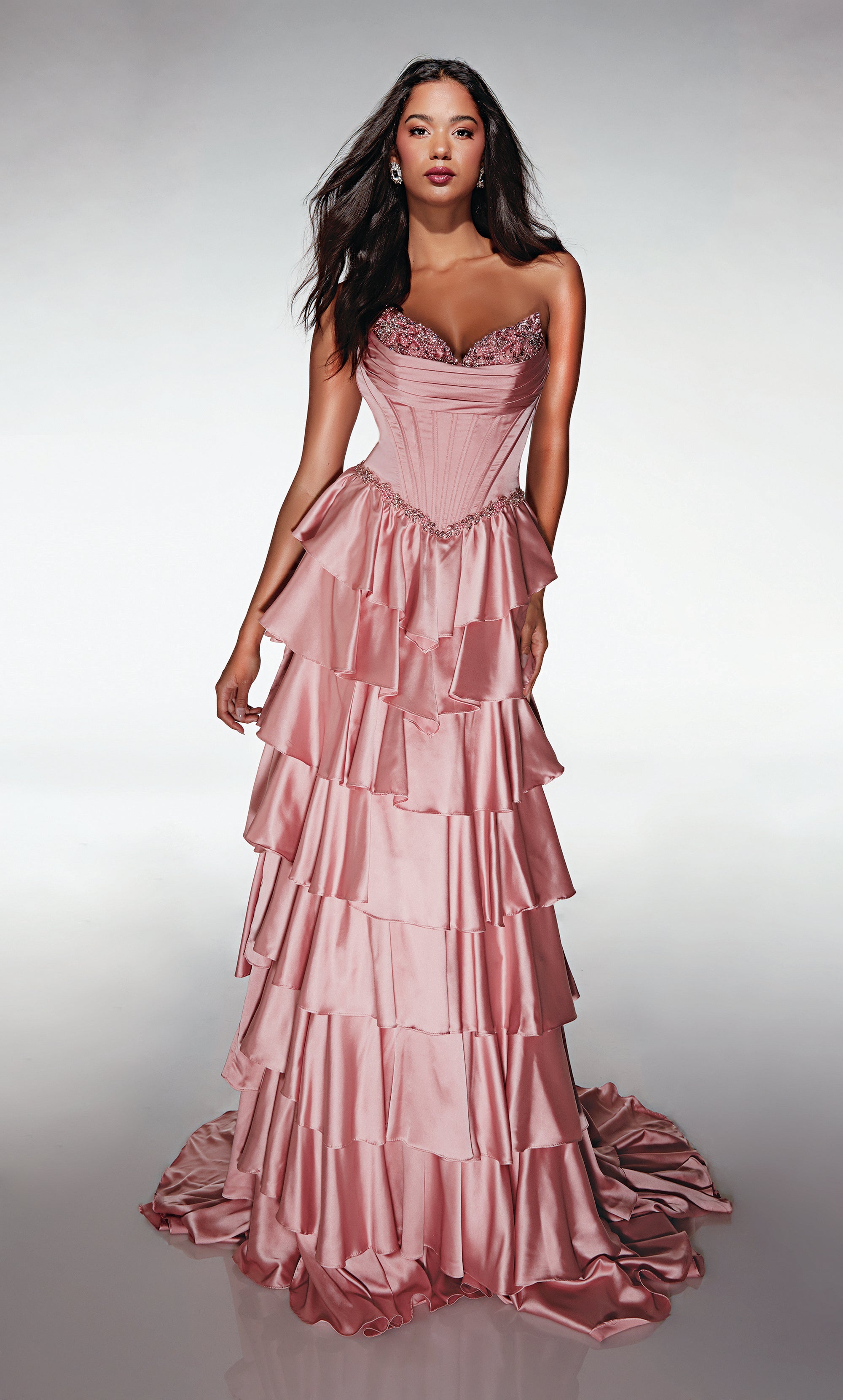 Alyce 62050 Long Prom Dress Celadon / 4 Alyce 62050 Long Prom Dress Celadon / 4