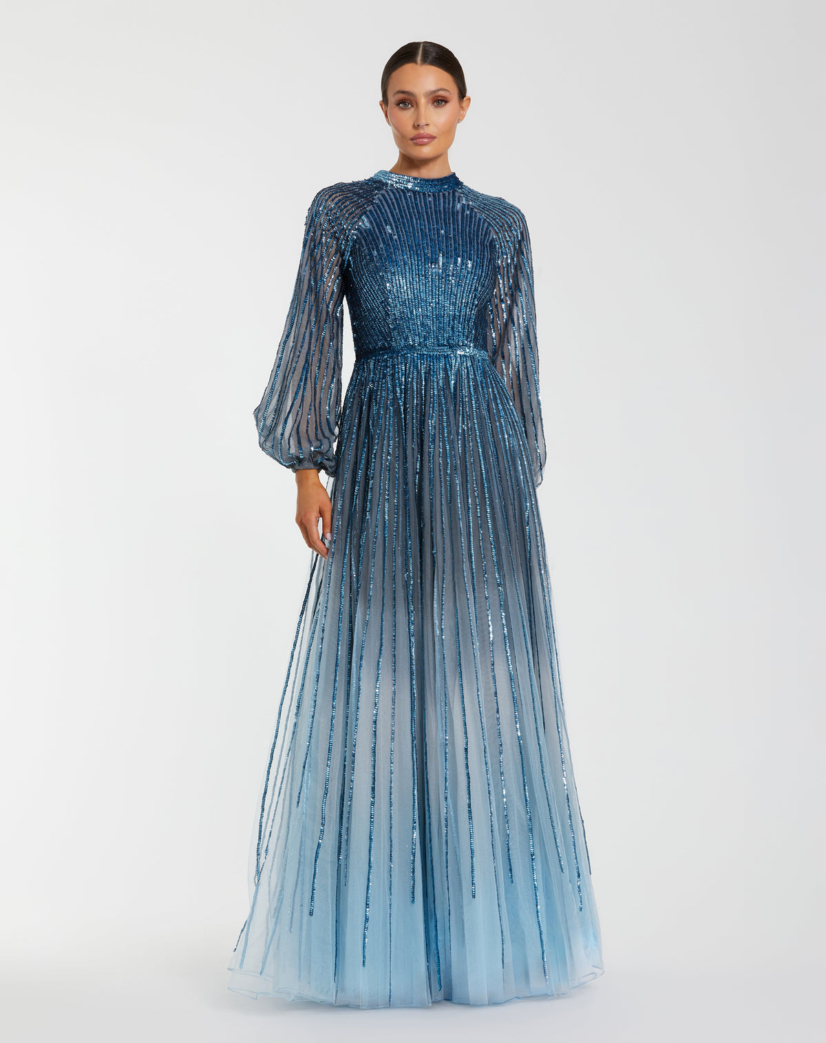Mac Duggal 6206 - Slate Blue