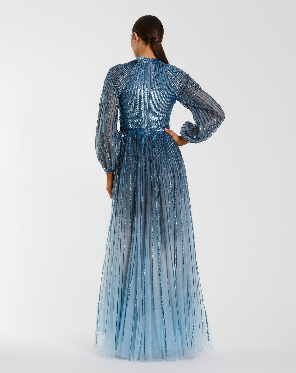 Mac Duggal 6206 - Slate Blue