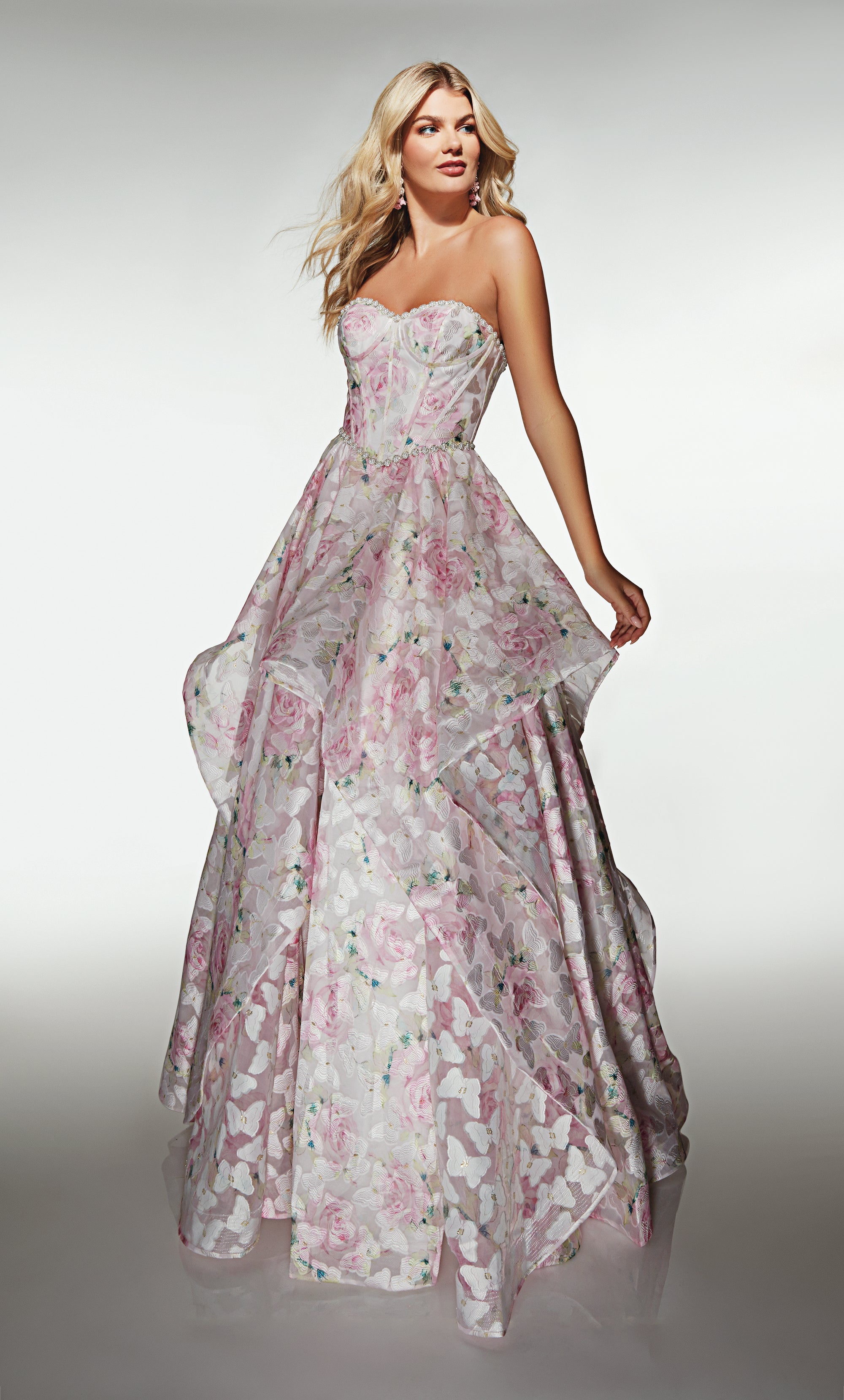 alyce designs dress ALYCE Paris 61994 Alyce Long Sweetheart Neckline Embellished A Line Dr