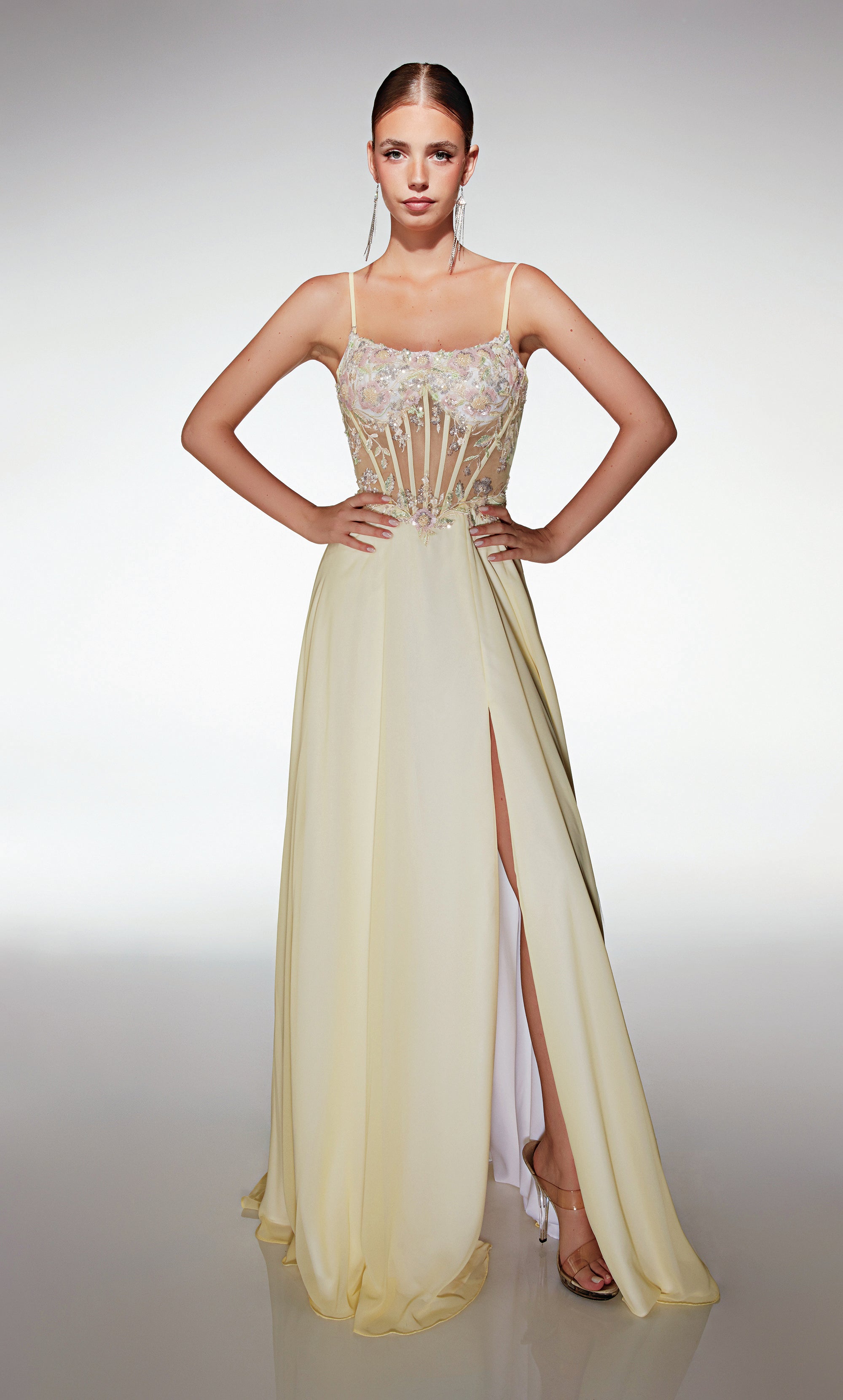Alyce 62198 Long Prom Dress Sea Glass / 18 Alyce 62198 Long Prom Dress Sea Glass / 18