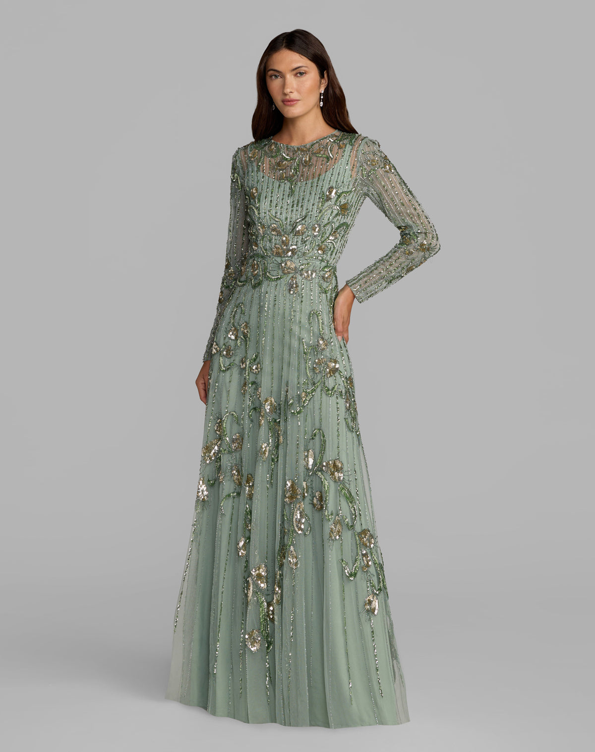 Mac Duggal 6238 - Sage