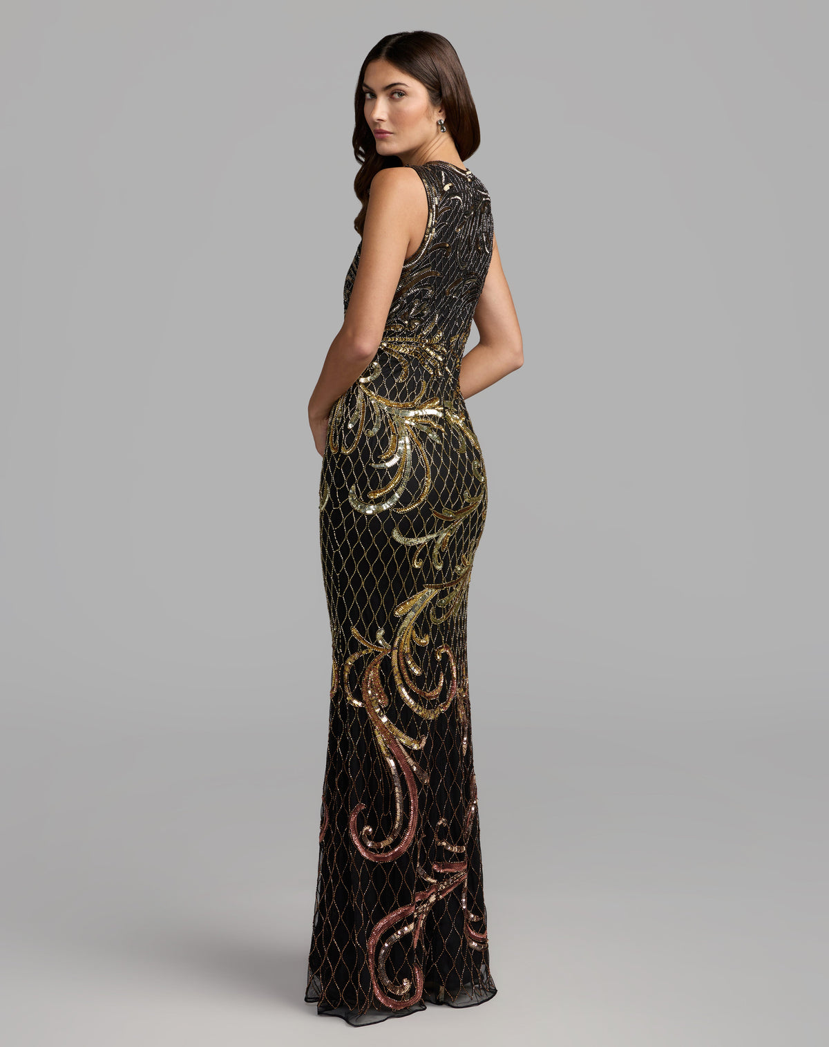 Mac Duggal 6288 - Black Gold