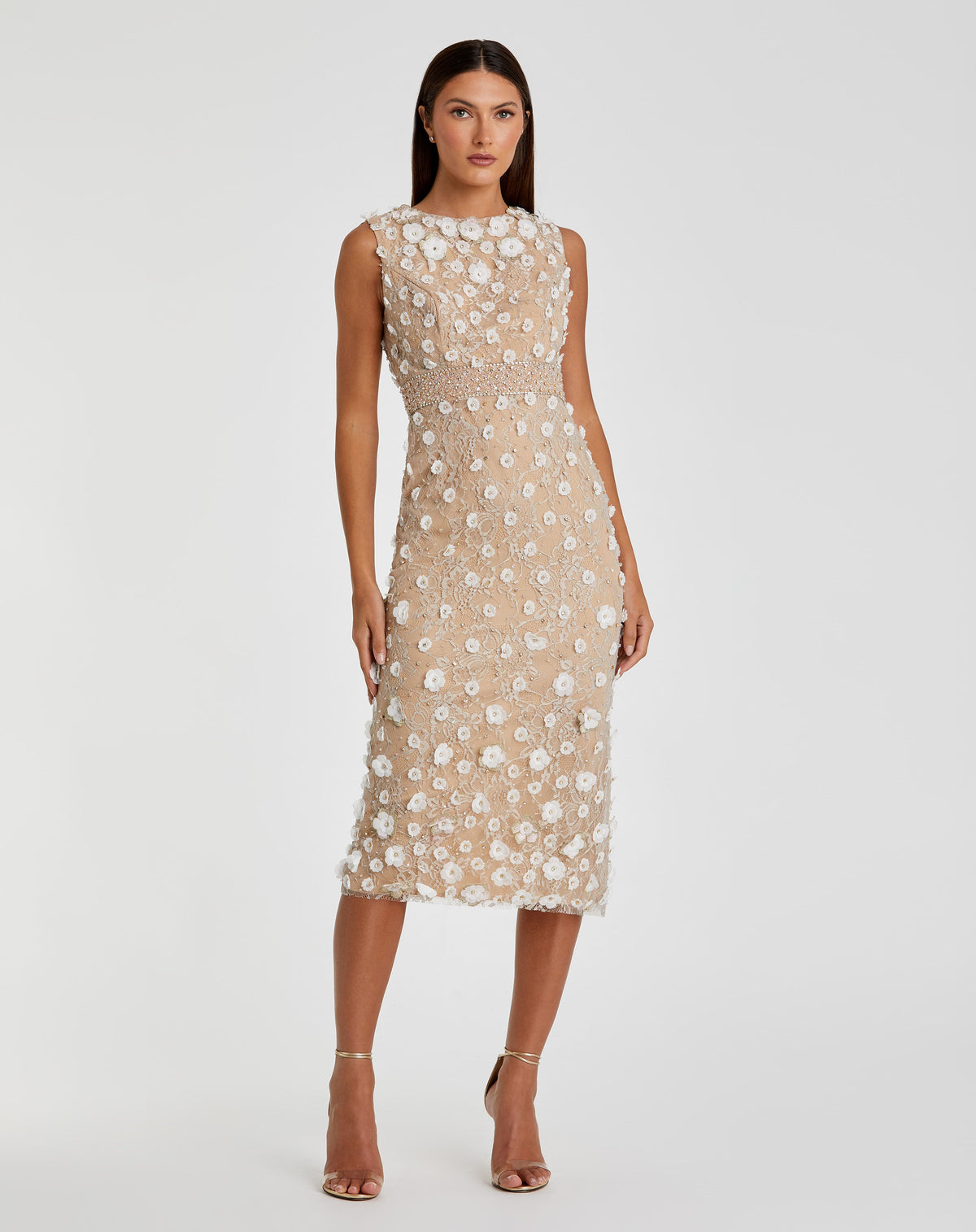 Mac Duggal 67853 - Ivory Nude