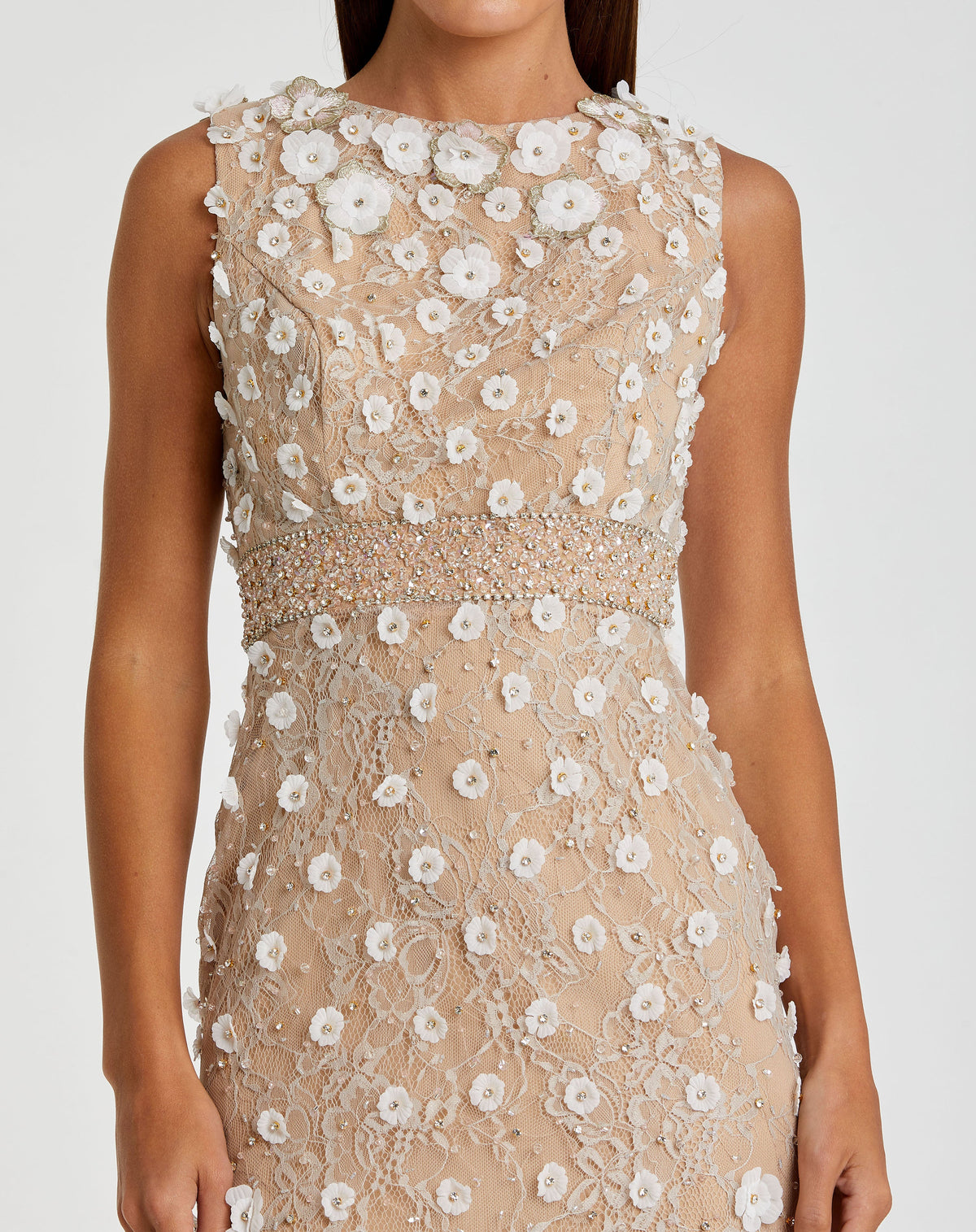 Mac Duggal 67853 - Ivory Nude