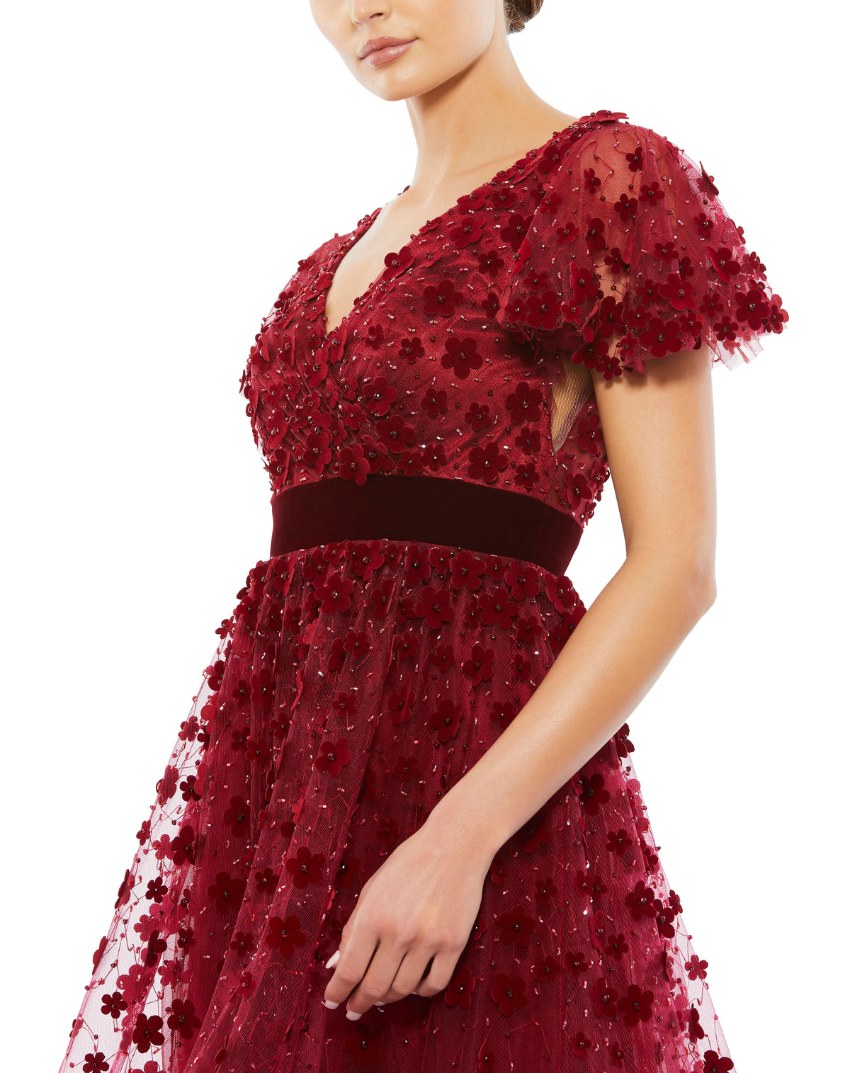 Mac Duggal 67854 - Burgundy