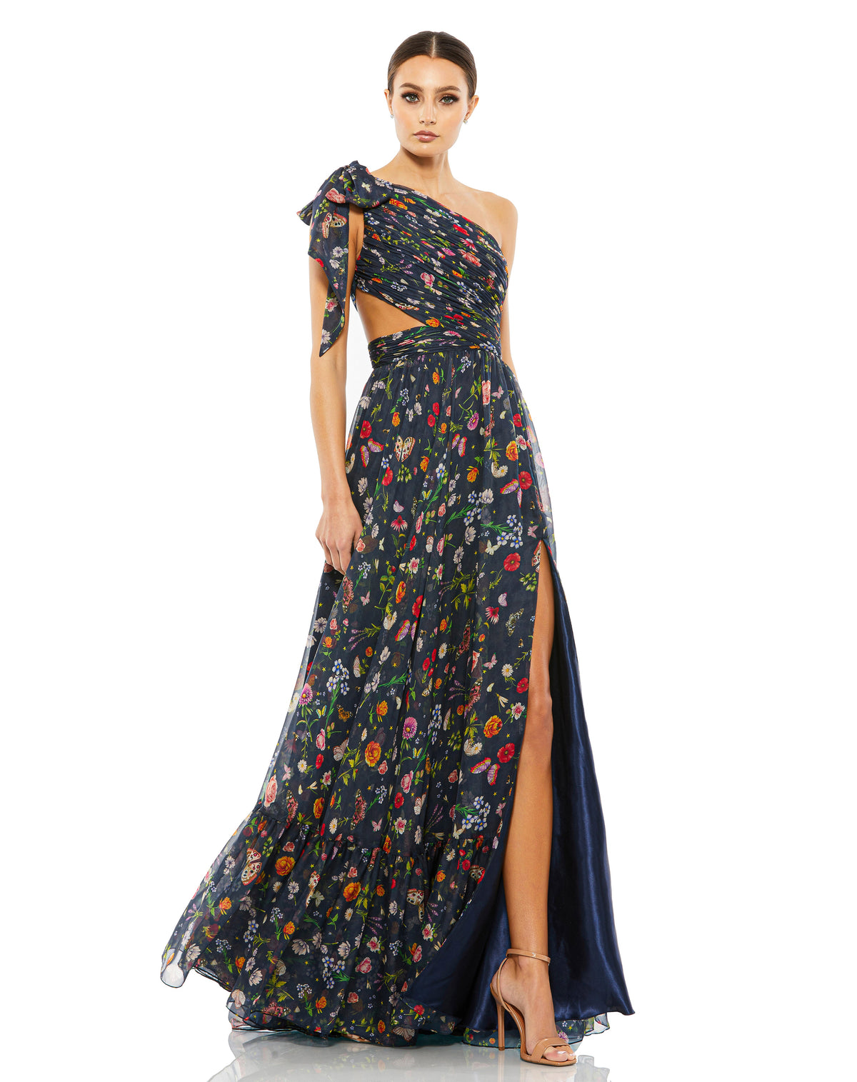 Mac Duggal 67938 - Navy Multi