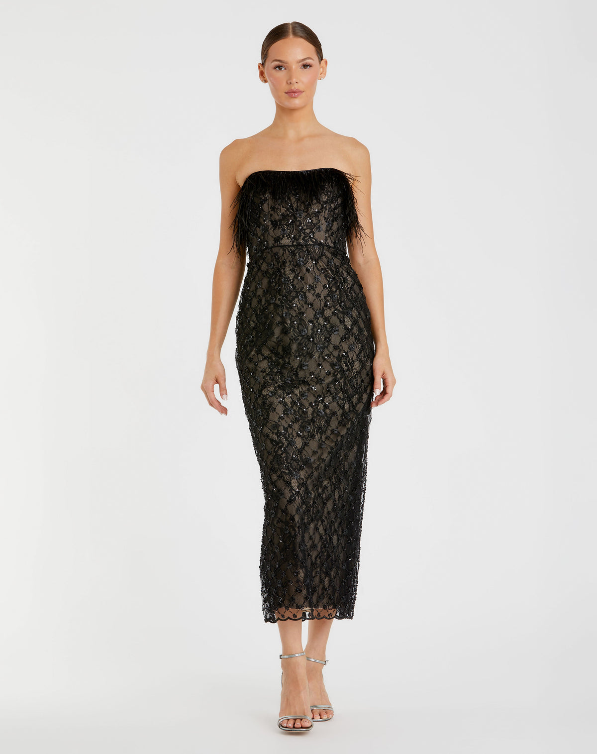 Mac Duggal 68140 - Black Nude