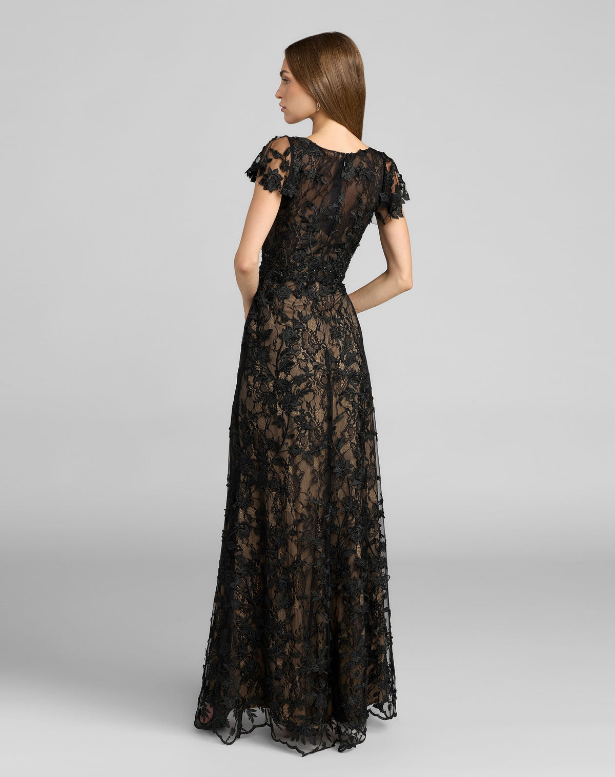 Mac Duggal 68192 - Black Nude