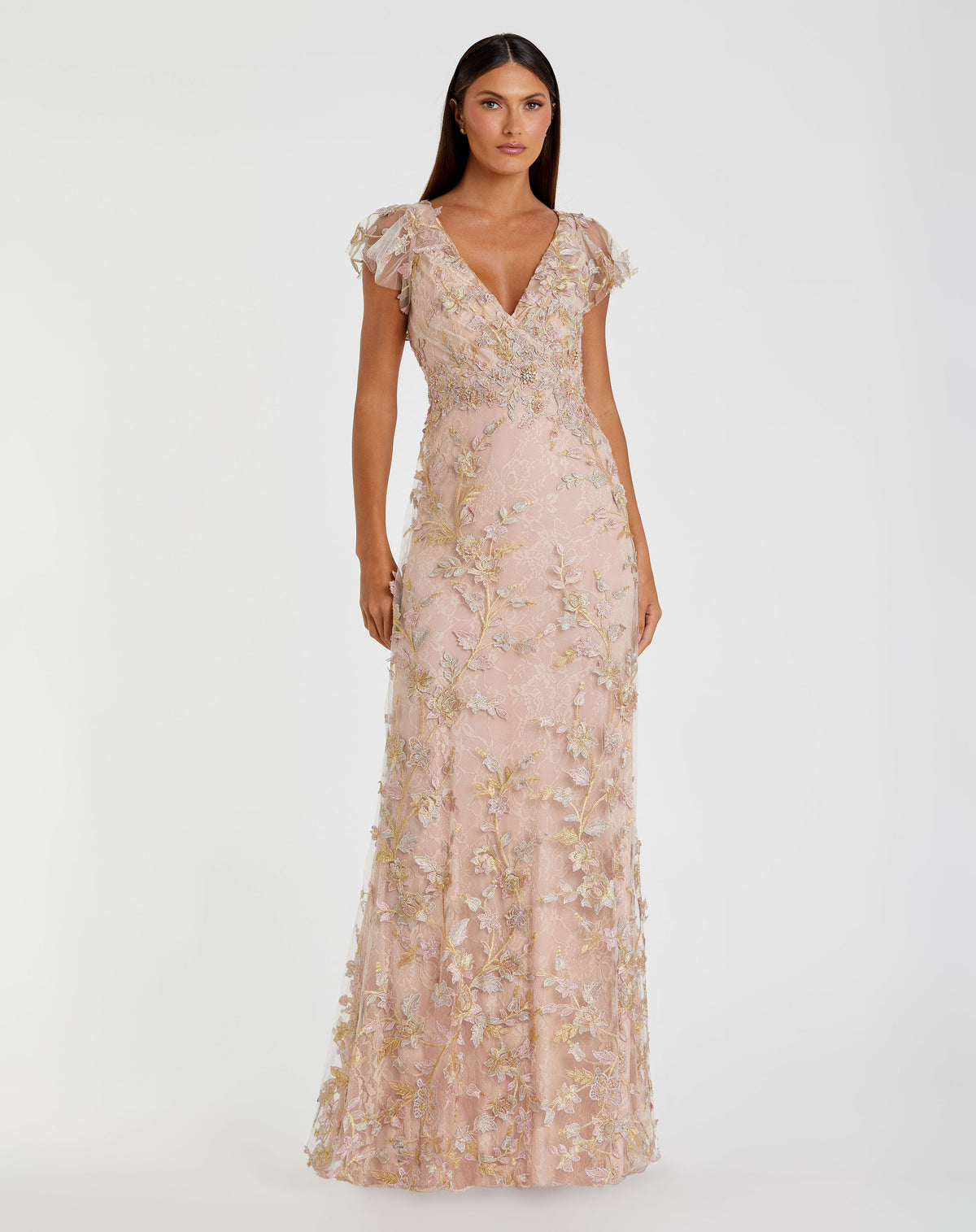 Mac Duggal 68192 - Rose Gold