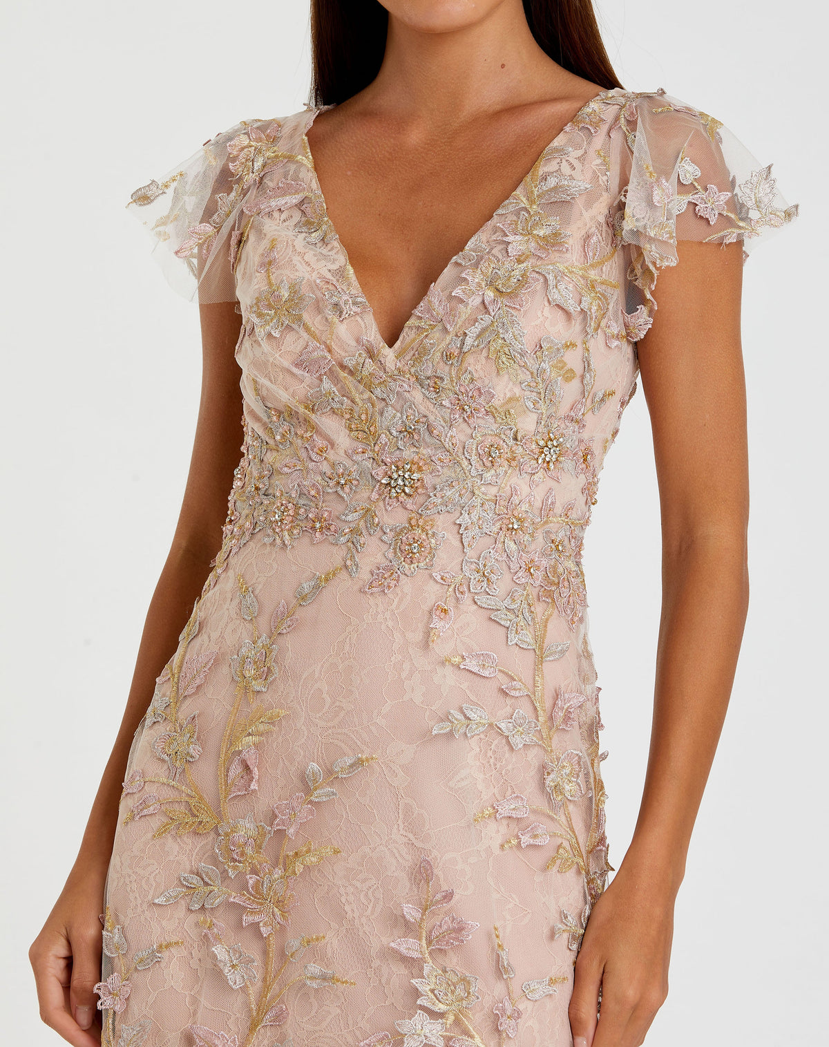 Mac Duggal 68192 - Rose Gold